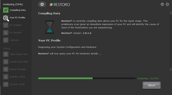 restoro system optimizers restoro screenshot